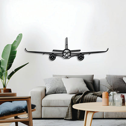 A350-900 Front Metal Aircraft Wall Art - NCP0514