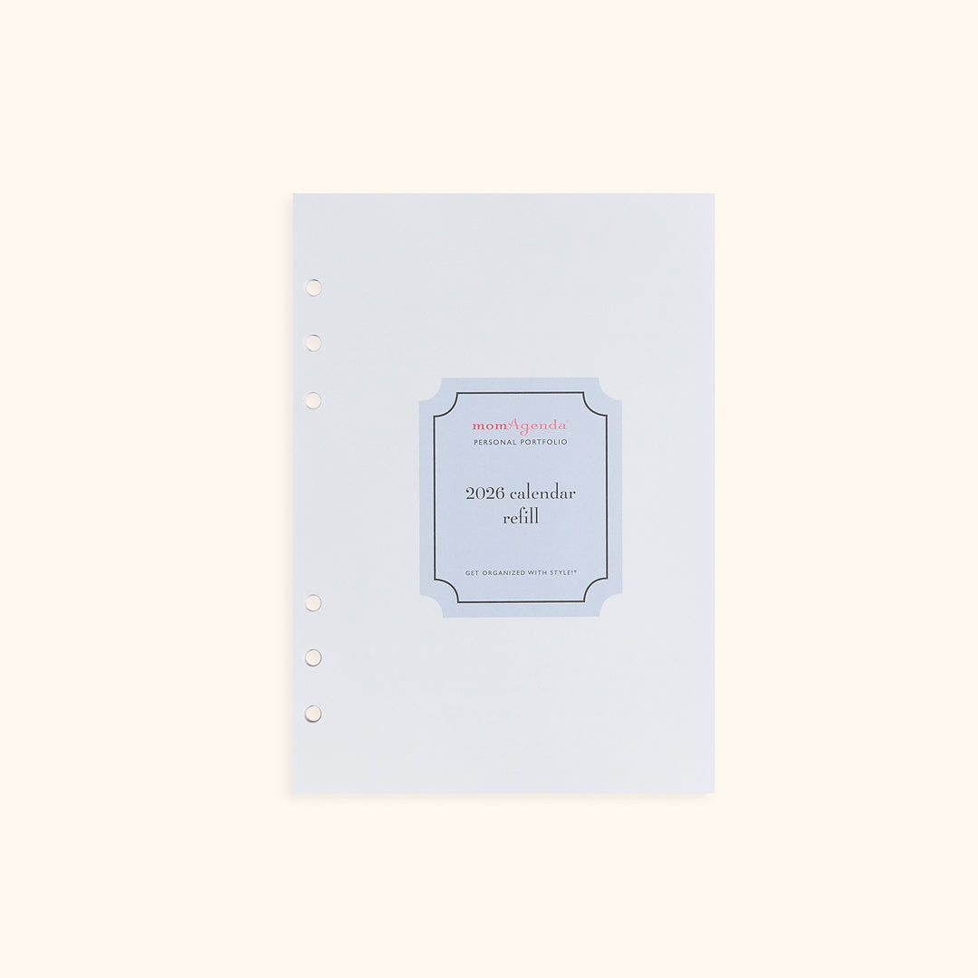 A5 Inserts for Weekly Planner Personal Portfolio 2026