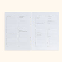 A5 Inserts for Weekly Planner Personal Portfolio 2026