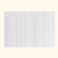 A5 Inserts for Weekly Planner Personal Portfolio 2026