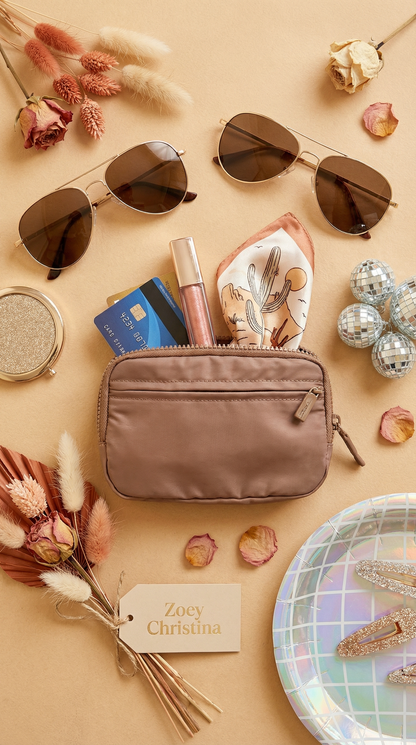 Convertible Crossbody & Wristlet Wallet Bag – 7 Colors | 2-Zipper Purse with Card Slots, Phone Holder & Adjustable Strap