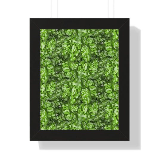 Aglaonema Pictum Framed Print – Botanical Wall Art