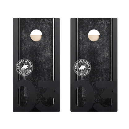 ACA Logo Black Grunge Star Cornhole Boards