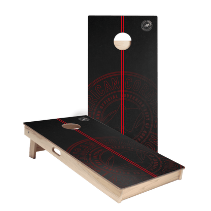 ACA Logo Red Stripes Star Cornhole Boards