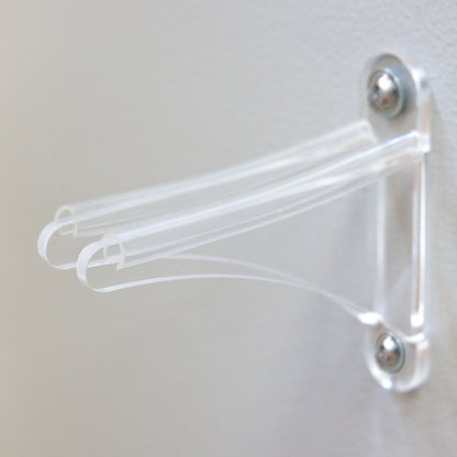 Summit Clear Acrylic Ski Wall Rack | 2 Pack
