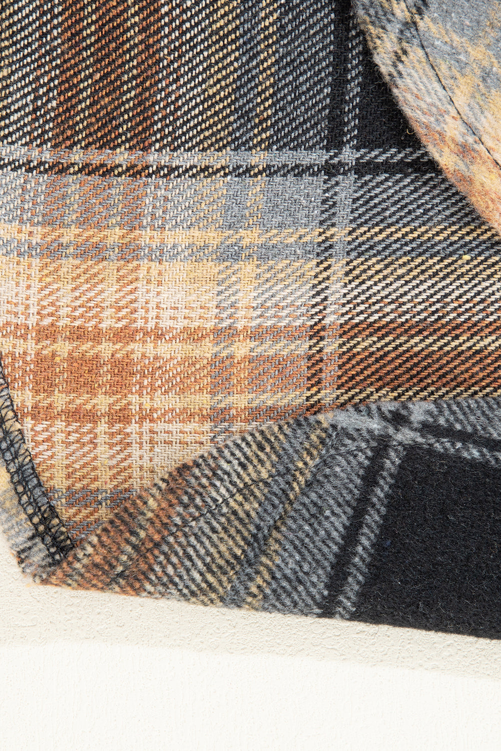 Everly Rounded Hem Plaid Shacket