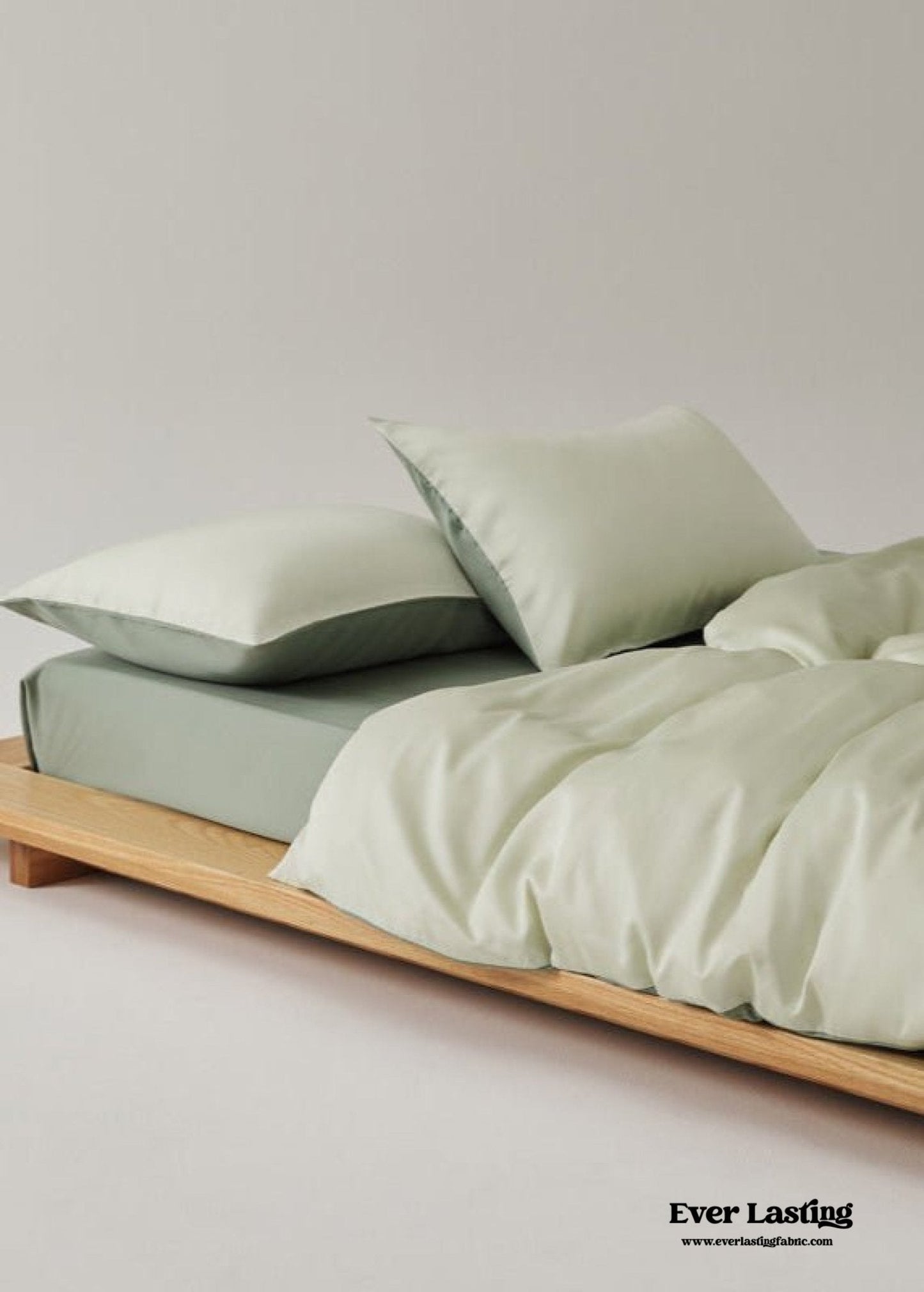 Adeline Pastel Silky Cooling TENCEL™ Bedding Set / Blue