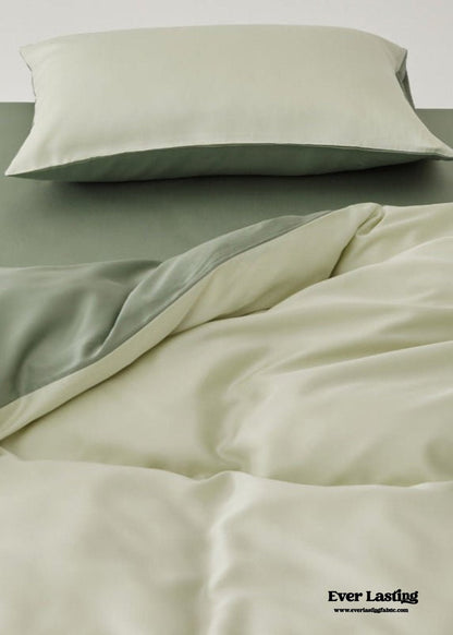 Adeline Pastel Silky Cooling TENCEL™ Bedding Set / Blue