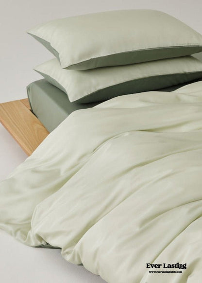 Adeline Pastel Silky Cooling TENCEL™ Bedding Set / Blue