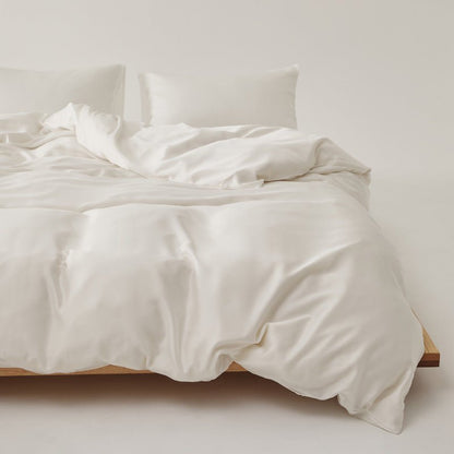 Adeline Pastel Silky Cooling TENCEL™ Bedding Set / Brown