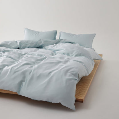 Adeline Pastel Silky Cooling TENCEL™ Bedding Set / White
