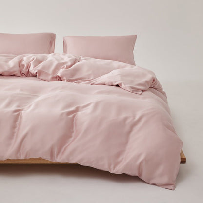 Adeline Pastel Silky Cooling TENCEL™ Bedding Set / White