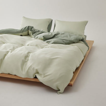 Adeline Pastel Silky Cooling TENCEL™ Bedding Set / Brown