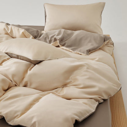 Adeline Pastel Silky Cooling TENCEL™ Bedding Set / Gray
