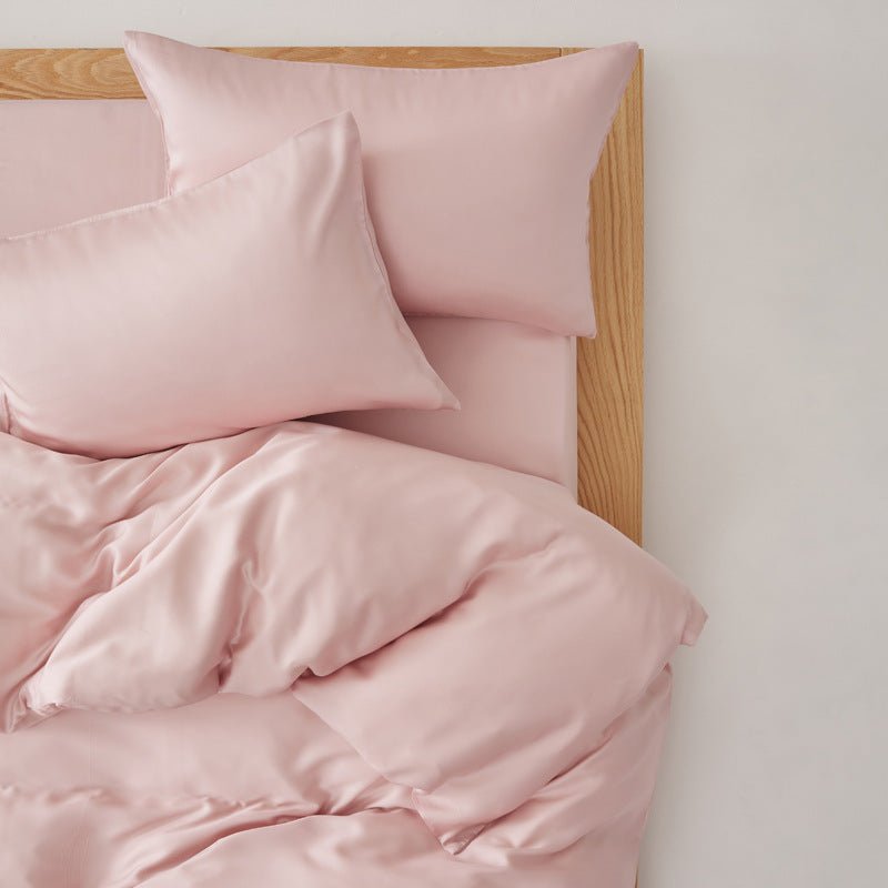 Adeline Pastel Silky Cooling TENCEL™ Bedding Set / White
