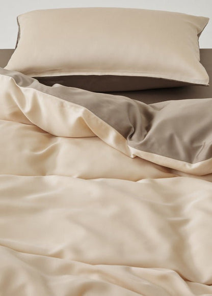 Adeline Pastel Silky Cooling TENCEL™ Bedding Set / Gray