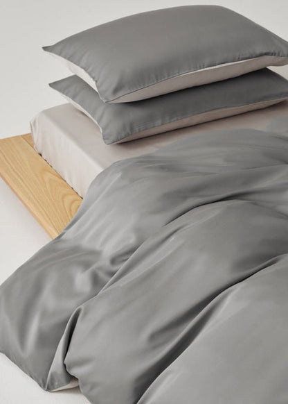 Adeline Pastel Silky Cooling TENCEL™ Bedding Set / White
