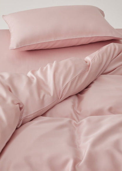 Adeline Pastel Silky Cooling TENCEL™ Bedding Set / Brown