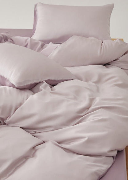 Adeline Pastel Silky Cooling TENCEL™ Bedding Set / Gray