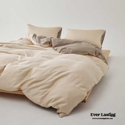 Adeline Pastel Silky Cooling TENCEL™ Bedding Set / Coffee