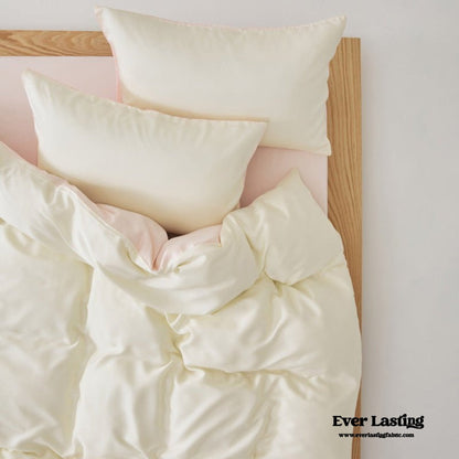 Adeline Pastel Silky Cooling TENCEL™ Bedding Set / Cream
