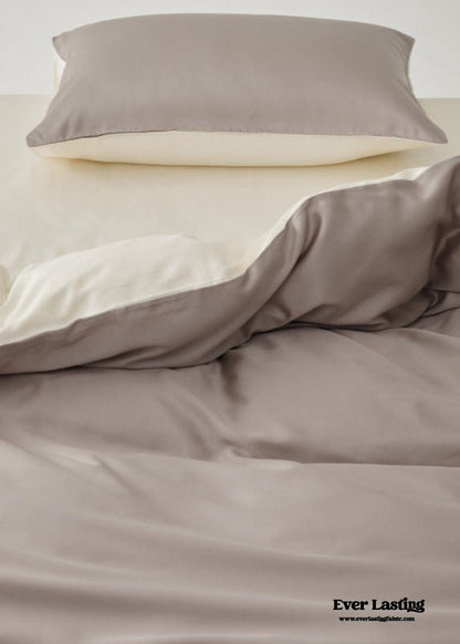 Adeline Pastel Silky Cooling TENCEL™ Bedding Set / Cream