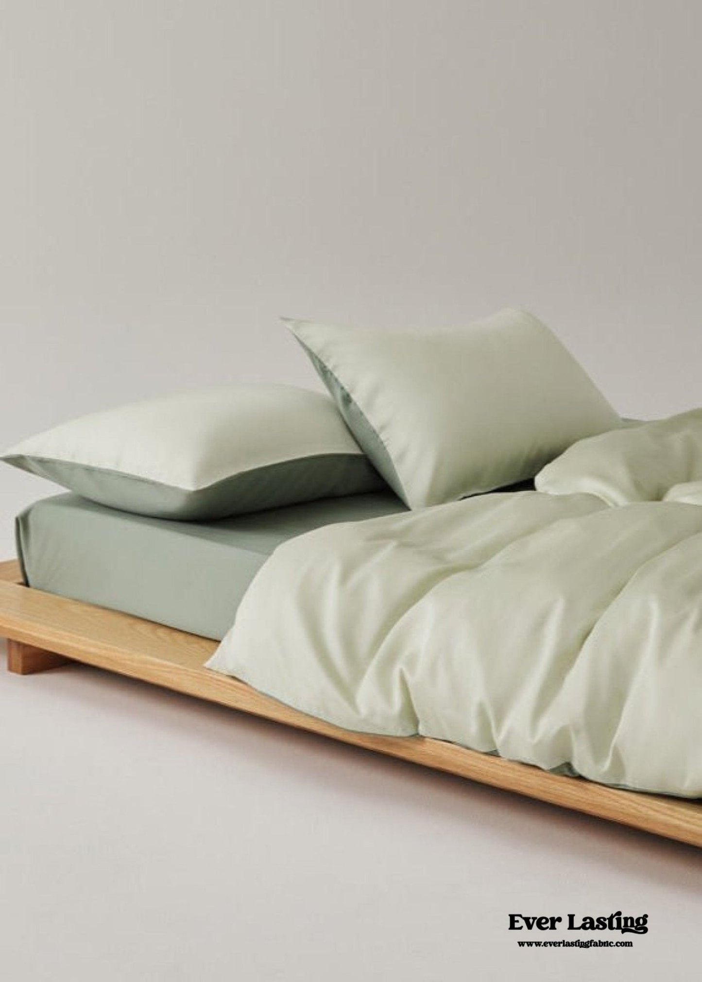 Adeline Pastel Silky Cooling TENCEL™ Bedding Set / Cream