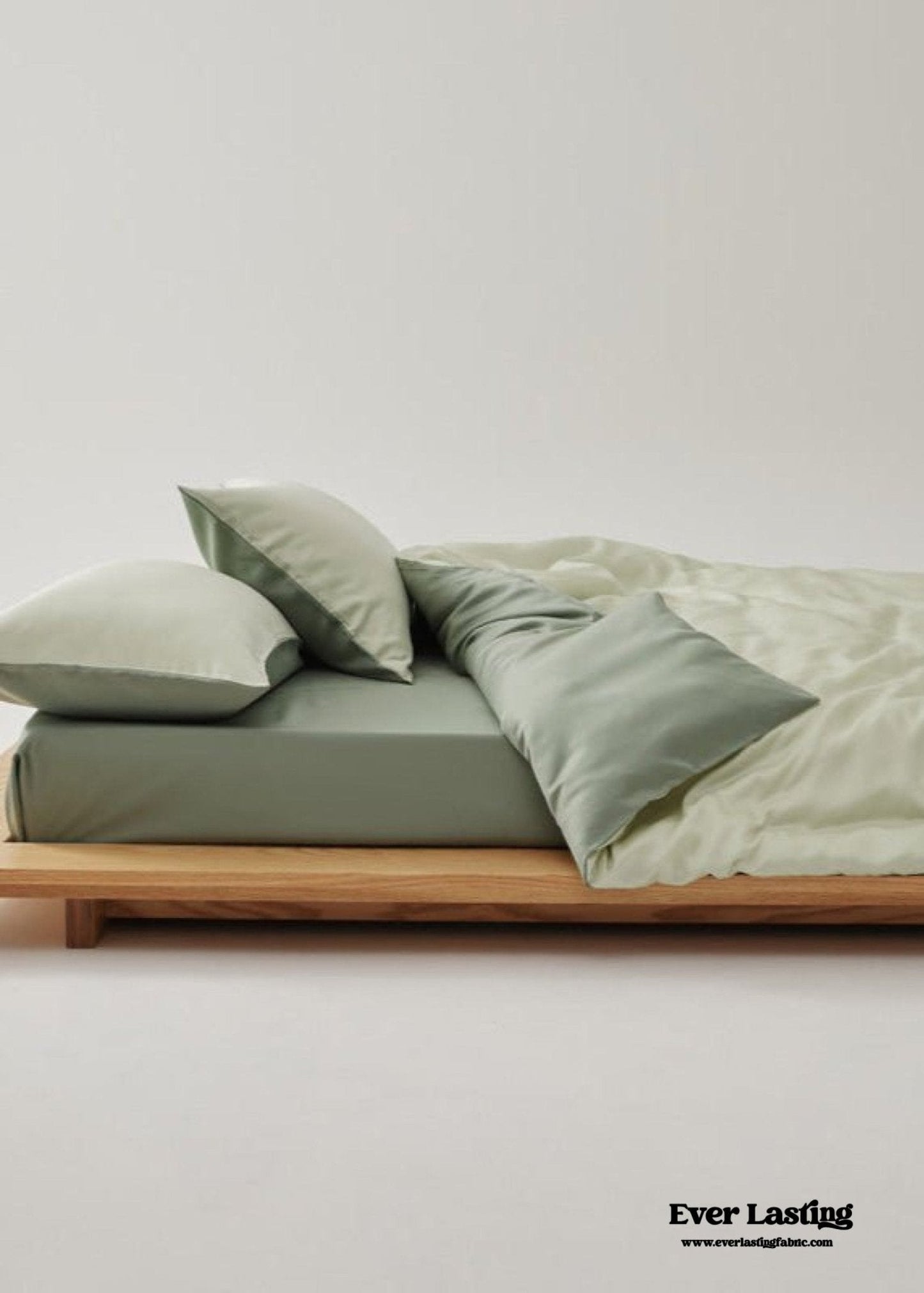 Adeline Pastel Silky Cooling TENCEL™ Bedding Set / Cream