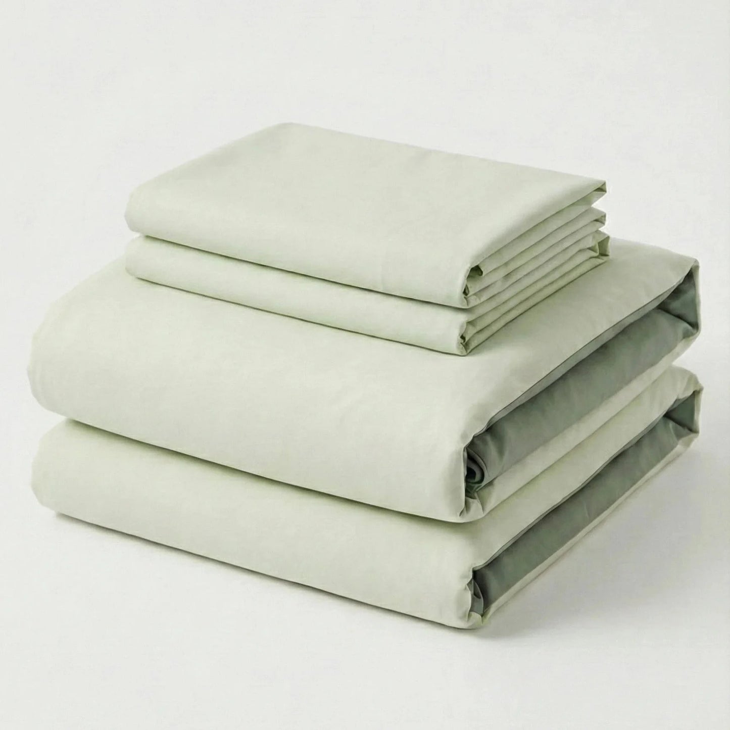 Adeline Pastel Silky Cooling TENCEL™ Bedding Set / Green