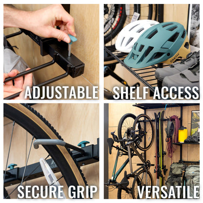 G-Adventure Pro | Adjustable Wall Storage System | Holds 500 lbs