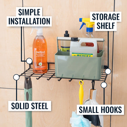 Afton Cleaning Supply Organizer | Holds 40 lbs