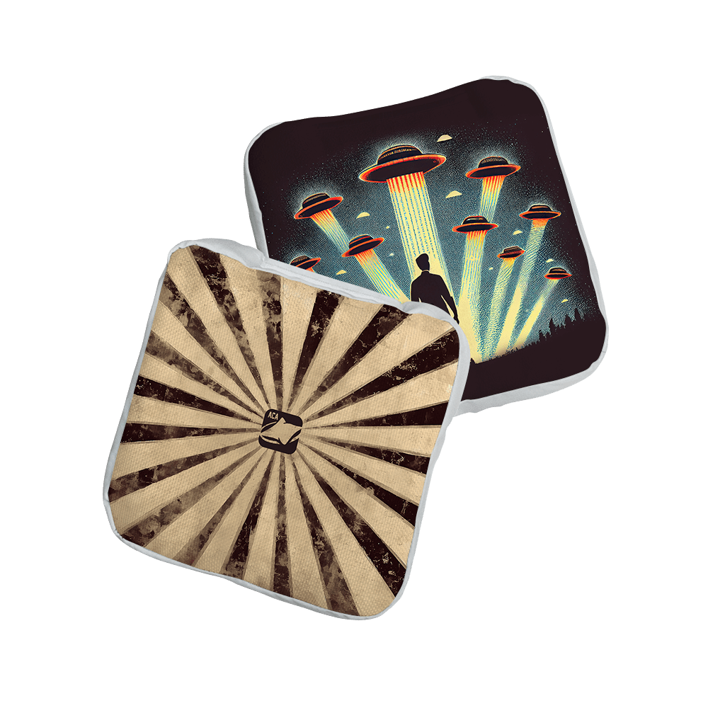 Alien Ambush Blue NXT Lumi-Tek Cornhole Bags