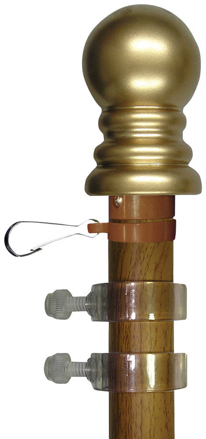 Tangle Free Aluminum Flagpole for Outdoor Display