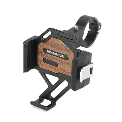 Aluminum Anti-Shake Cell Bike Phone Holder, Motorcycle Phone Mount for 2.56–3.74"