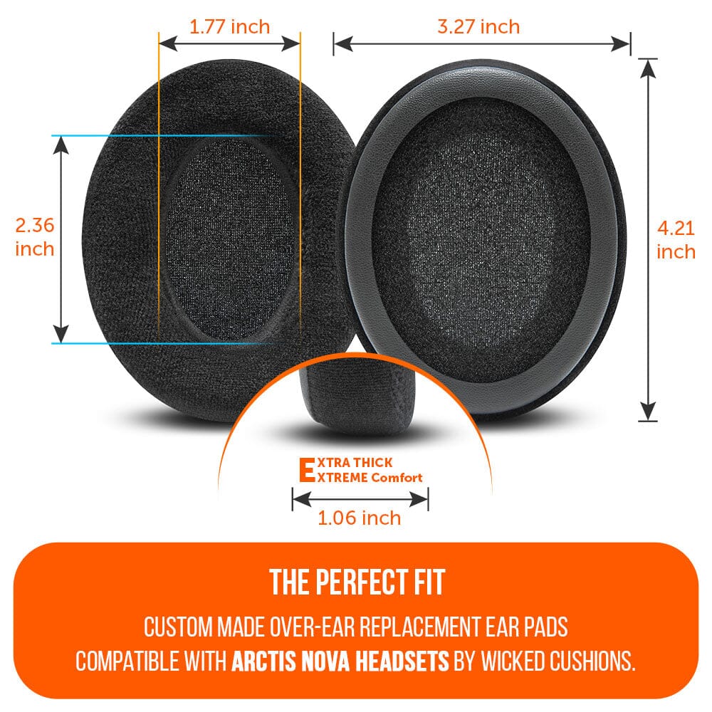 Arctis Nova Earpads - WC StealthZ