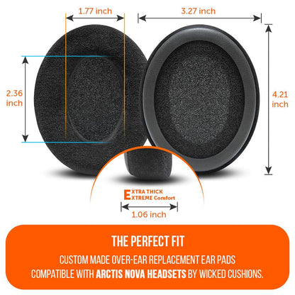 Arctis Nova Earpads - WC StealthZ