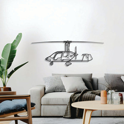 Argon GTL Metal Aircraft Wall Art - NCP0460