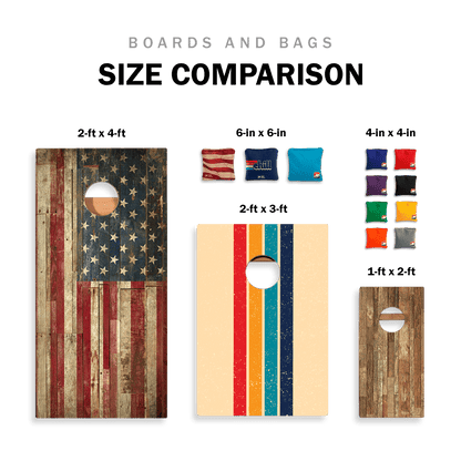 Arizona Flag Star Cornhole Boards