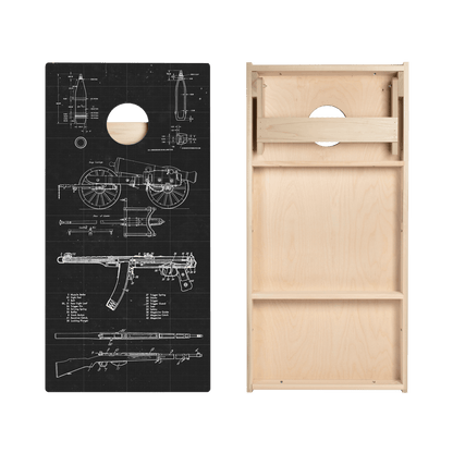 Arms Drawings Star Cornhole Boards