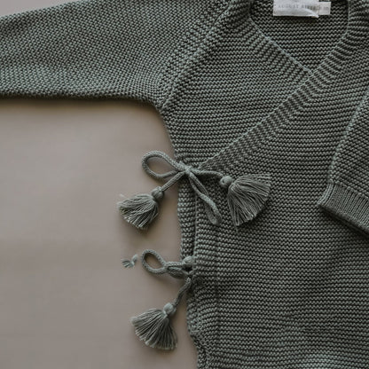 Knit Footed Jumpsuit | Olive