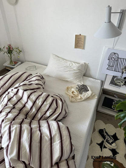 Assorted Washed Cotton Striped Duvet Cover