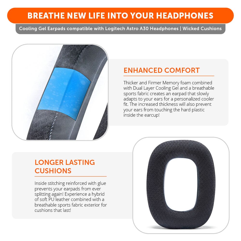 Astro A30 Earpads - WC FreeZe Cooling Gel