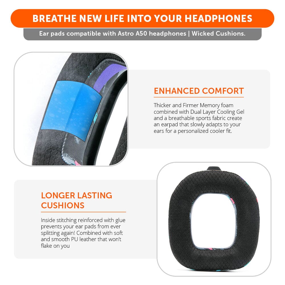 Astro A50 Gen 4, Gen 5 and A50X Earpads - WC FreeZe Cooling Gel