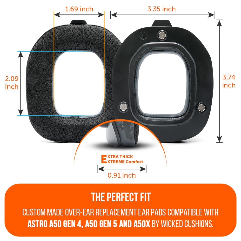 Astro A50 Gen 4, Gen 5 and A50X Earpads - WC FreeZe Cooling Gel
