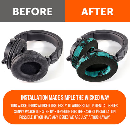 ATH M50X Earpads - Velour Hybrid