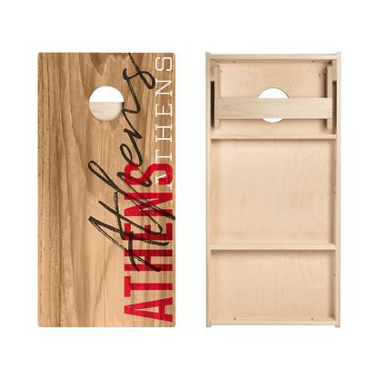 Athens Campus Gameday Star Cornhole Boards