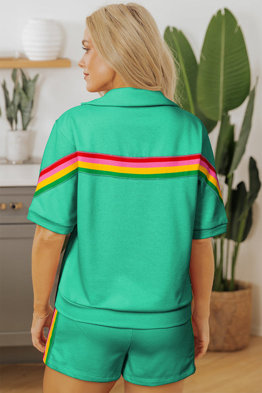 Anaya Collared Short Sleeve Top