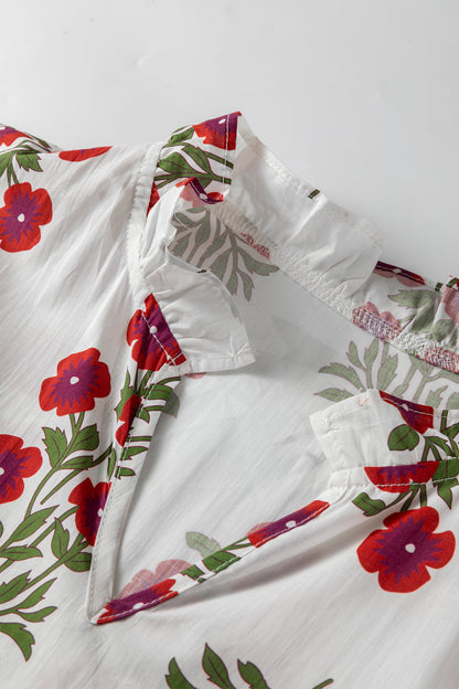 Promise Sleeve Tiered Maxi Dress