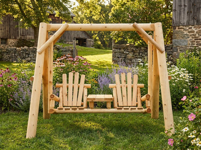 Backyard Wooden Swings for Your Garden