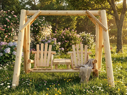 Backyard Wooden Swings for Your Garden
